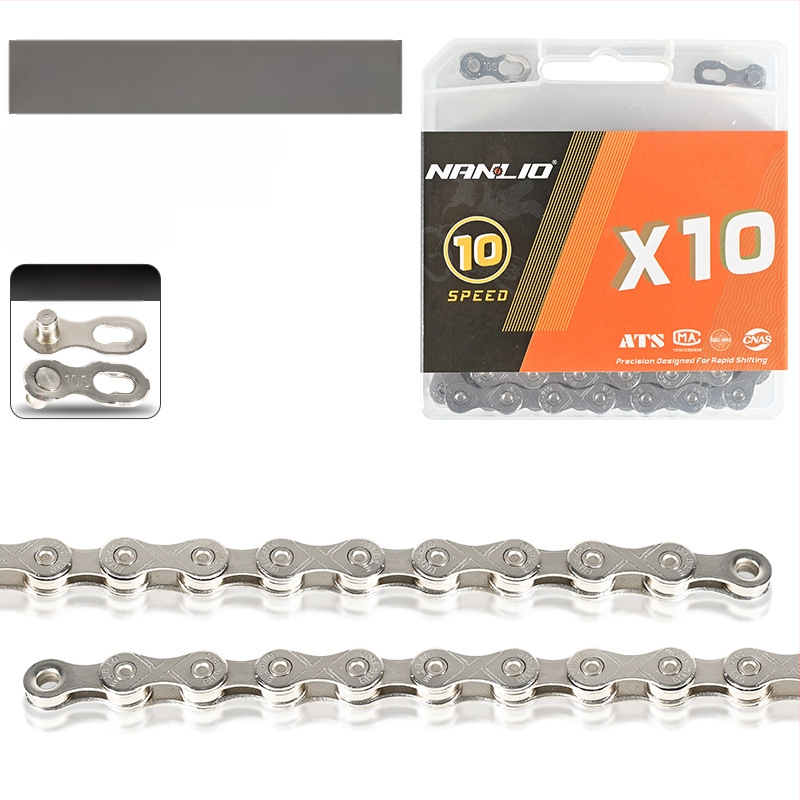 NanLio X12 αλυσίδα ποδηλάτου από ανοξείδωτο ατσάλι για 8–12 ταχύτητες