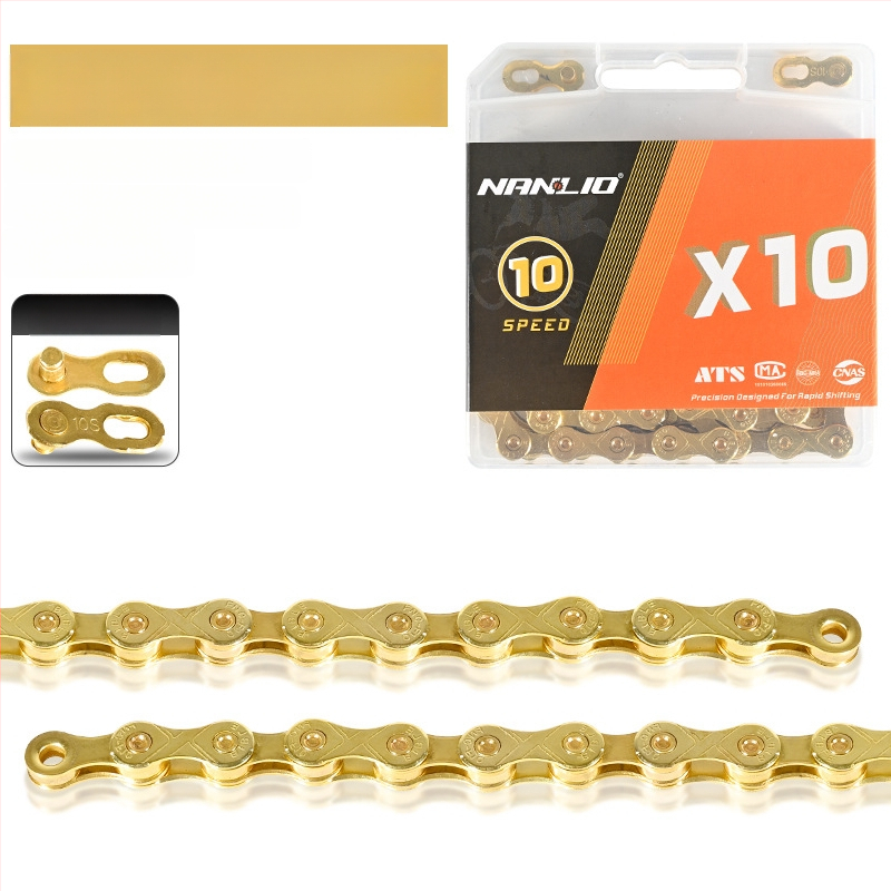 NanLio X12 αλυσίδα ποδηλάτου από ανοξείδωτο ατσάλι για 8–12 ταχύτητες