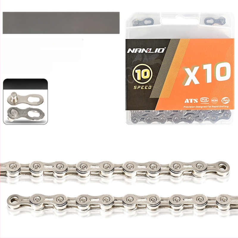 NanLio X12 αλυσίδα ποδηλάτου από ανοξείδωτο ατσάλι για 8–12 ταχύτητες