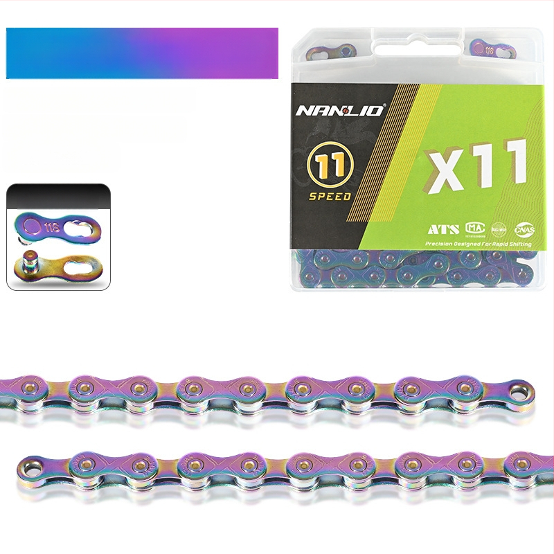 NanLio X12 αλυσίδα ποδηλάτου από ανοξείδωτο ατσάλι για 8–12 ταχύτητες