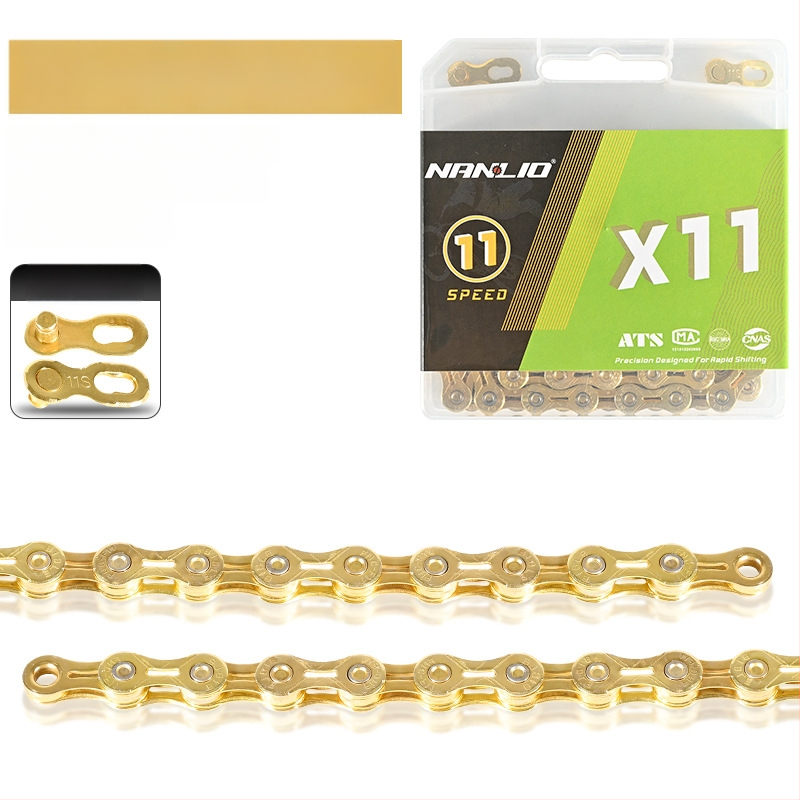 NanLio X12 αλυσίδα ποδηλάτου από ανοξείδωτο ατσάλι για 8–12 ταχύτητες