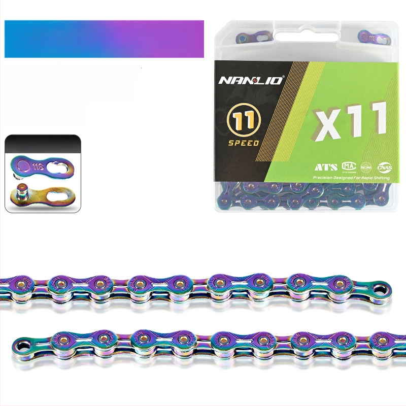 NanLio X12 αλυσίδα ποδηλάτου από ανοξείδωτο ατσάλι για 8–12 ταχύτητες