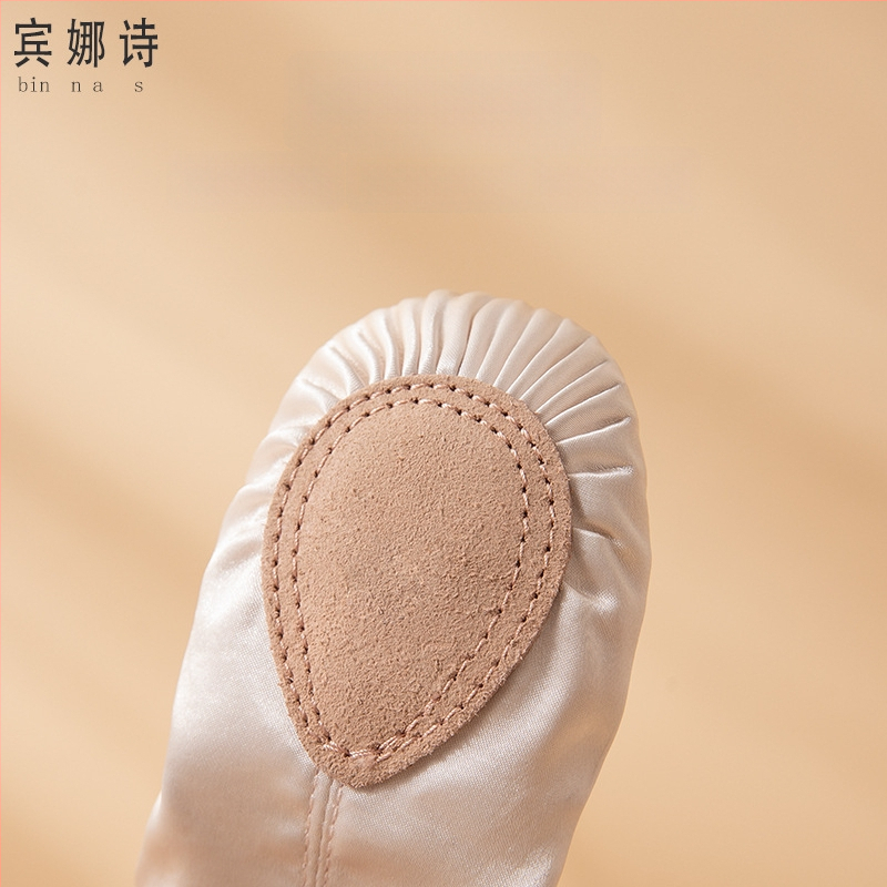 Speed Angel Gyerekeknek készült balett puha cipő, lányoknak, fűző nélkül, selyem vamp, nemzeti stílus, táncgyakorláshoz, 3–8 évesek