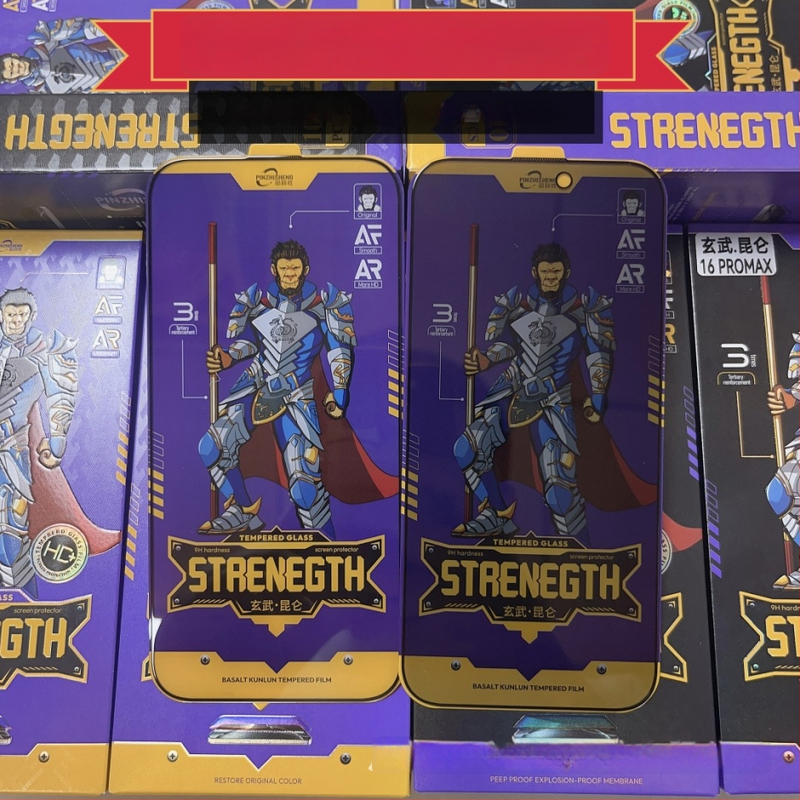 Armored Bear AR/AF Xuanwu Kunlun elektroplatinirano staklo za zaštitu zaslona s punim zaslonom, privatnost, prašina, otisci prstiju, za iPhone 14 Pro Max