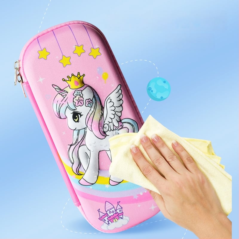 Unisex EVA puzdro na ceruzky s 3D textúrou – priedušné, vodeodolné, ultra ľahké, vzor zvierat