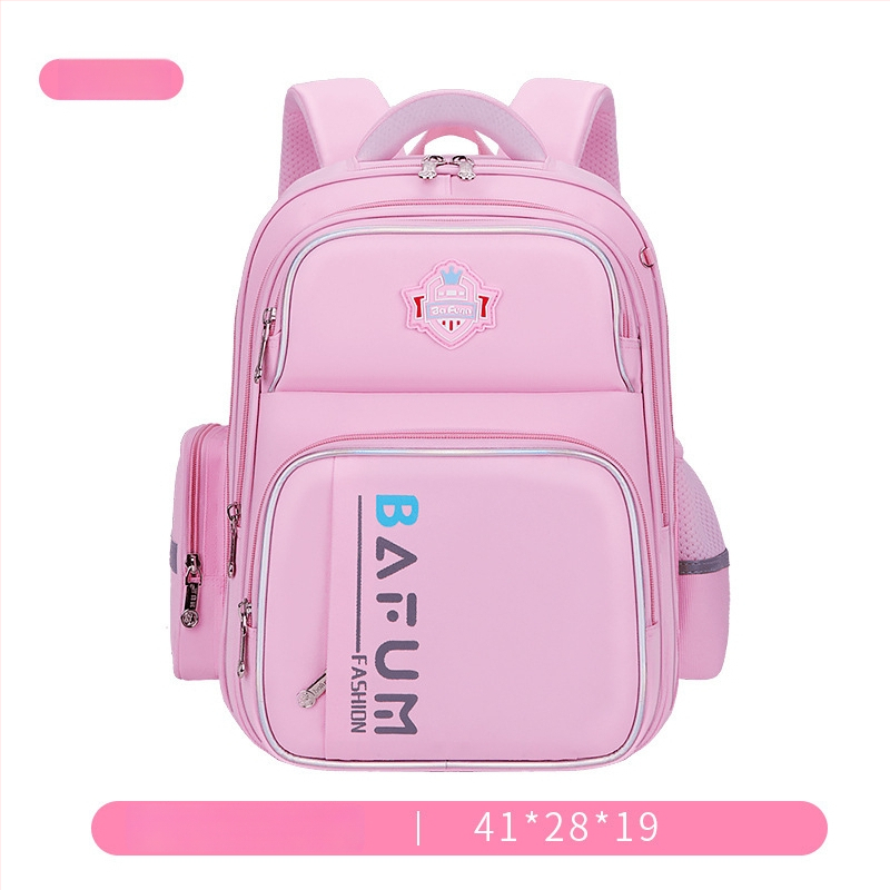 Detský školský batoh pre 6–12 rokov, ľahký, s redukciou zaťaženia a ochranou chrbtice, veľká kapacita, Oxford látka, zakrivené ramenné popruhy