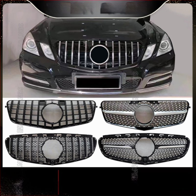 Mercedes‑Benz W212 E-Class Starry Sky GT Grille, ABS πλαστικό, εγκατάσταση στον προφυλακτήρα, μοντέλα 2009–2015