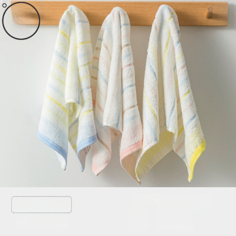 Детска памучна кърпа за лице за бебета, абсорбираща и мека (материал: памук; прежда: 100d; производство: Plain weave; тегло: под 50 g; категория: кърпа/кърпичка за лице)