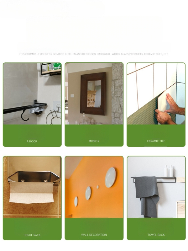 Σιλικόν σφραγιστικό υψηλής ιξώδους για κουζίνα και μπάνιο – Αντιμυκητιακό, Αδιάβροχο, Σφράγιση ακμών, χωρίς καρφιά, Μοντέλο HA Adhesive, CE & 3C πιστοποιήσεις