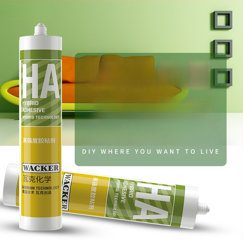 Σιλικόν σφραγιστικό υψηλής ιξώδους για κουζίνα και μπάνιο – Αντιμυκητιακό, Αδιάβροχο, Σφράγιση ακμών, χωρίς καρφιά, Μοντέλο HA Adhesive, CE & 3C πιστοποιήσεις