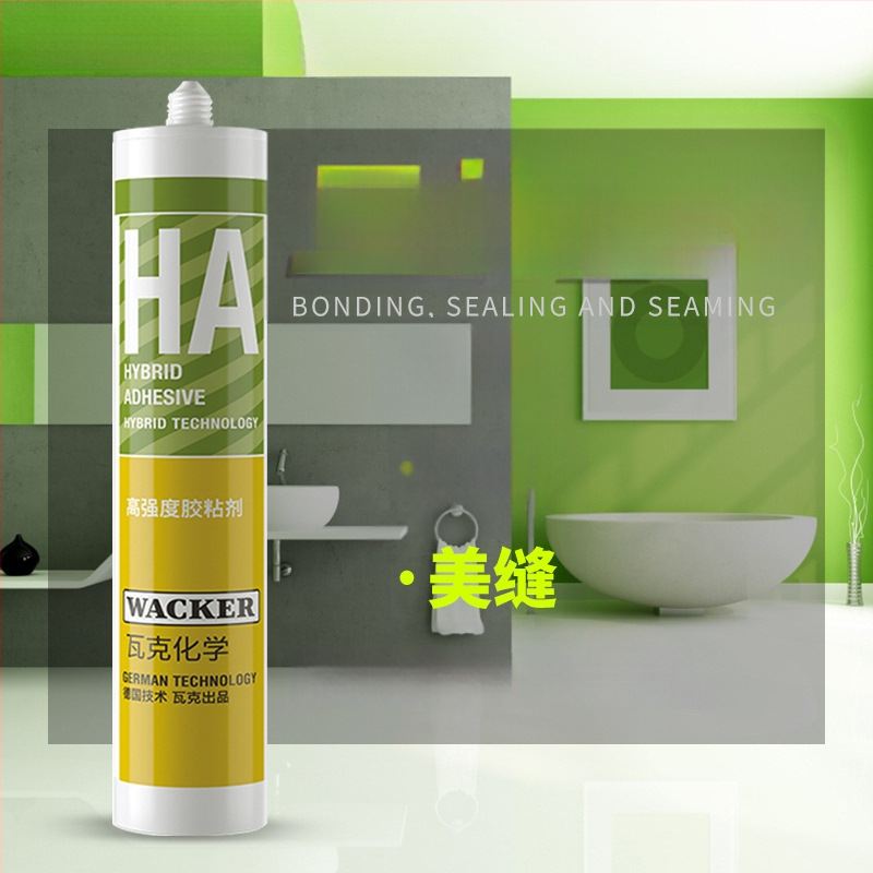 Σιλικόν σφραγιστικό υψηλής ιξώδους για κουζίνα και μπάνιο – Αντιμυκητιακό, Αδιάβροχο, Σφράγιση ακμών, χωρίς καρφιά, Μοντέλο HA Adhesive, CE & 3C πιστοποιήσεις