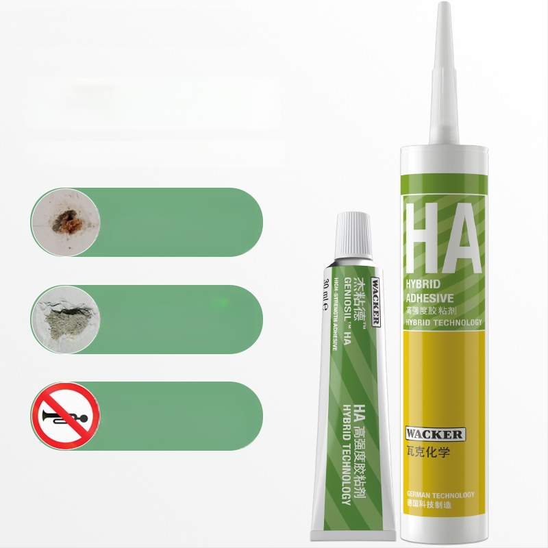 Σιλικόν σφραγιστικό υψηλής ιξώδους για κουζίνα και μπάνιο – Αντιμυκητιακό, Αδιάβροχο, Σφράγιση ακμών, χωρίς καρφιά, Μοντέλο HA Adhesive, CE & 3C πιστοποιήσεις