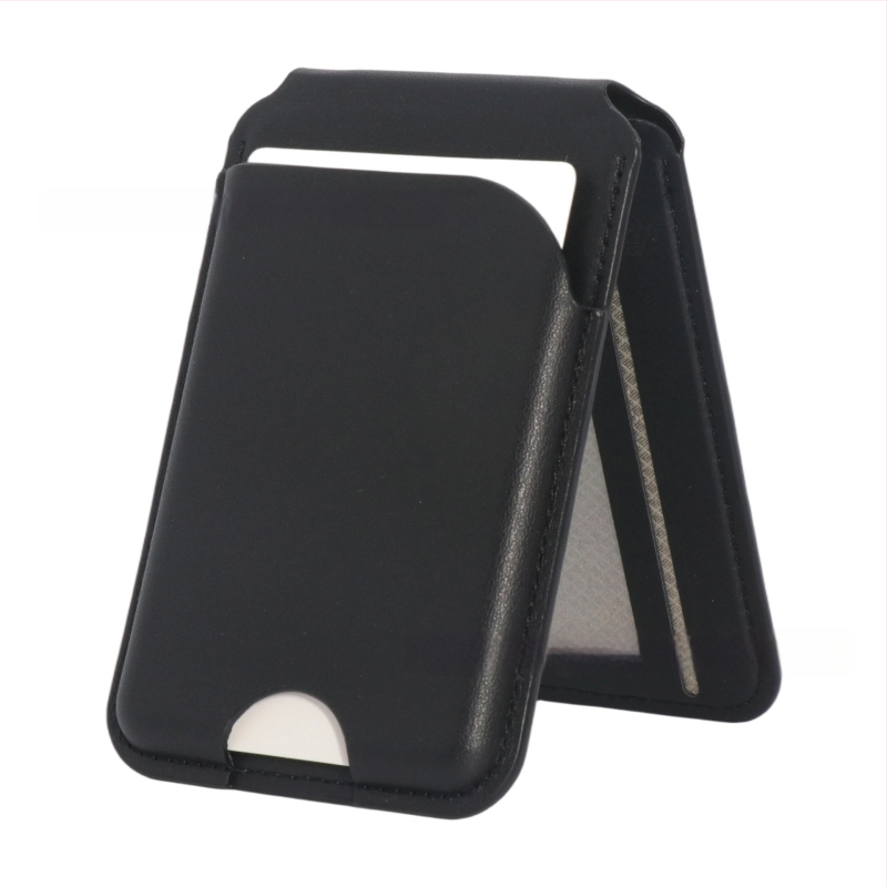 iPhone 17 Pro mágneses kártyatartó pénztárca MagSafe-hez, forgó tengellyel, több szögben állítható, RFID védelem