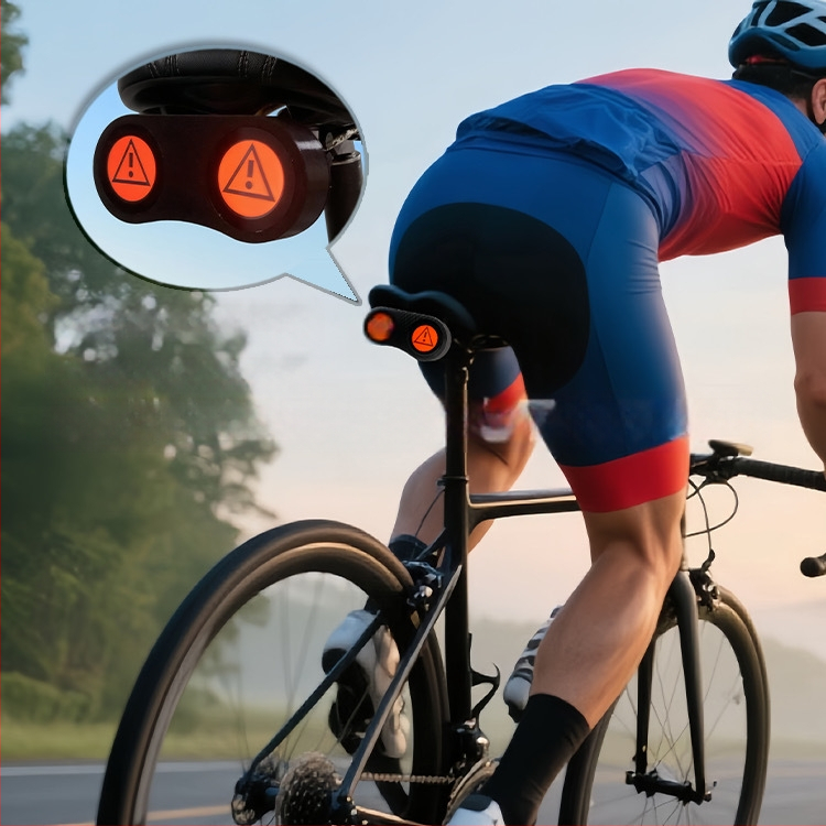 Cyklistické inteligentné zadné svetlo – Oko Diabla, viacnásobné snímky, 5V nabíjanie, ovládanie cez telefón, fotenie a nahrávanie, viaceré režimy, model Bike-2s, 2 zdroje svetla, 200 lm