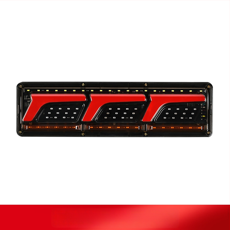 LED zadné svetlo Steyr light guide tail light pre auto, dodávku a nákladné auto | LED svetelný zdroj; Plastové telo; Pre auto, dodávku a nákladné auto; Životnosť 50000h