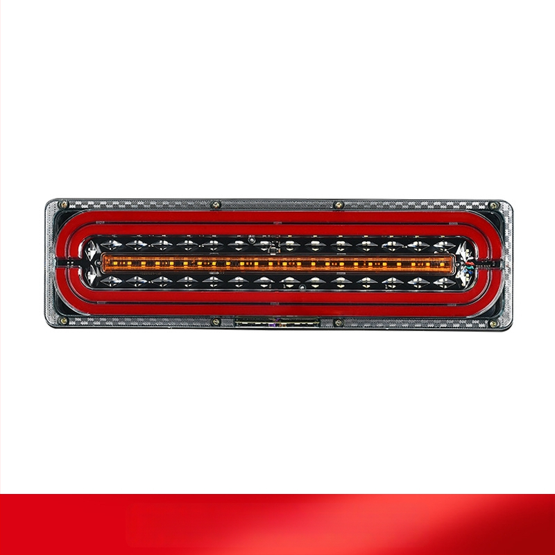 LED zadné svetlo Steyr light guide tail light pre auto, dodávku a nákladné auto | LED svetelný zdroj; Plastové telo; Pre auto, dodávku a nákladné auto; Životnosť 50000h