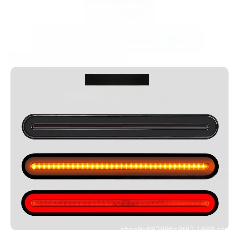 LED zadné svetlo nákladného vozidla – model 140-2, kanál vedenia svetla, cúvacie a brzdové svetlo