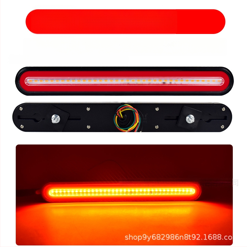 LED zadné svetlo nákladného vozidla – model 140-2, kanál vedenia svetla, cúvacie a brzdové svetlo