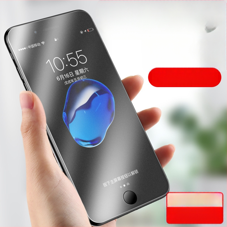 Kaljeno staklo zaštitnik zaslona za iPhone 8, iPhone 7 Plus, 6 Plus i 6s Plus – mat i ogledni završetak, anti otisci prstiju, anti plava svjetlost, HD prozirnost, samopopravljajući