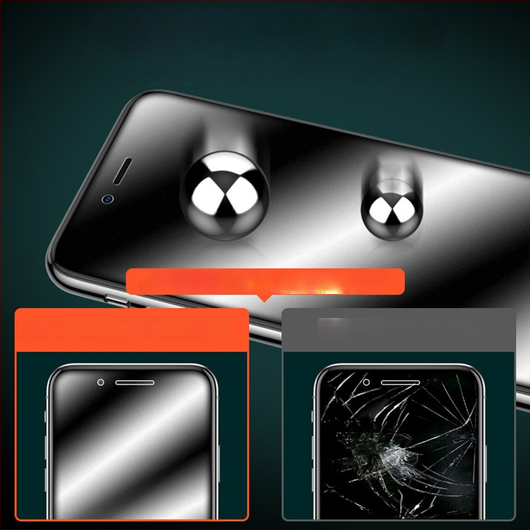 Kaljeno staklo zaštitnik zaslona za iPhone 8, iPhone 7 Plus, 6 Plus i 6s Plus – mat i ogledni završetak, anti otisci prstiju, anti plava svjetlost, HD prozirnost, samopopravljajući