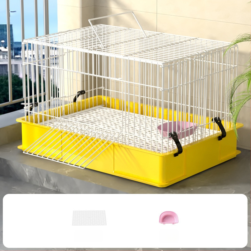 Ξύλινο κλουβί για κουνέλους για οικιακή χρήση, πολυτελής σχεδιασμός, αντι-ούρηση, φωλιά κατοικίδιων