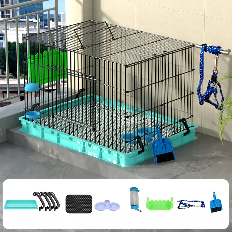 Ξύλινο κλουβί για κουνέλους για οικιακή χρήση, πολυτελής σχεδιασμός, αντι-ούρηση, φωλιά κατοικίδιων