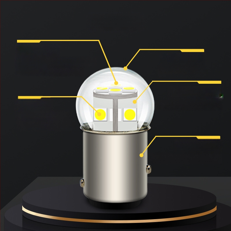 Auto LED svetlo pre smerovanie a cúvacie svetlo, 3030×12 LED, model 1156/1157, 12V, 6W, 6500K