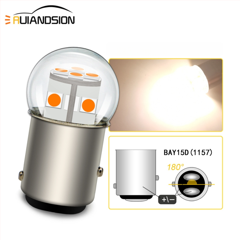 Auto LED svetlo pre smerovanie a cúvacie svetlo, 3030×12 LED, model 1156/1157, 12V, 6W, 6500K