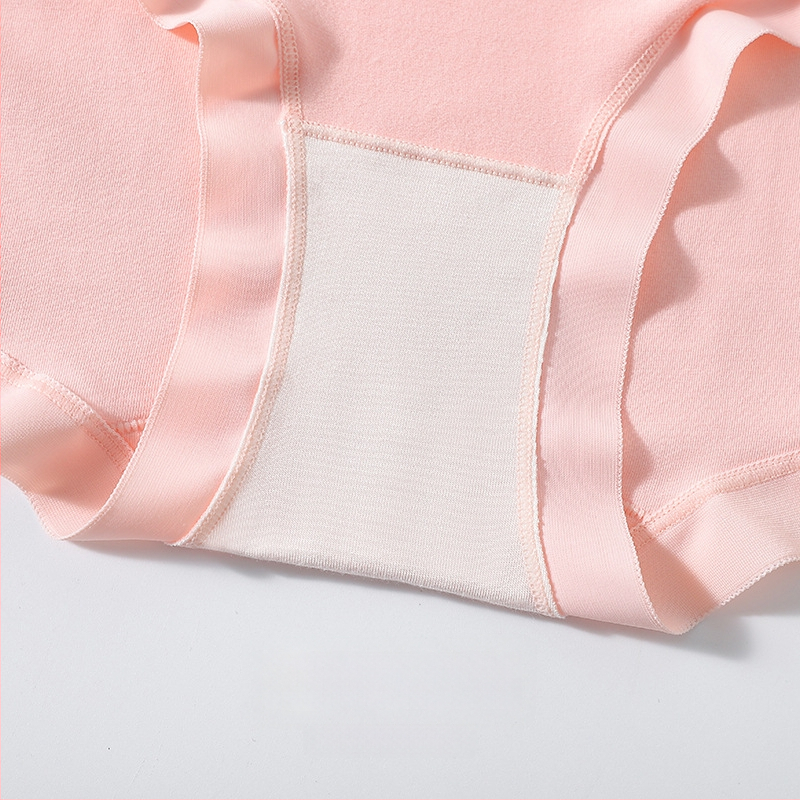 2026 Novi Milan Model: 60-vlasi duga vlakna pamučne svile gusset ženske gaćice jednofarbene srednji pojas