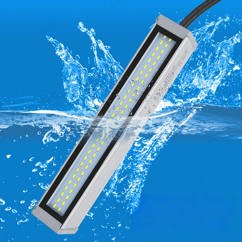 LED φως εργασίας για εργαλειομηχανές με μακρύ βραχίονα, αδιάβροχο, μαγνητική βάση, 220V/24V/36V