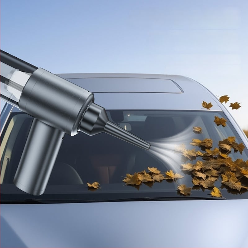 Bežični ručni usisavač za automobil s izuzetno snažnim usisavanjem, kompaktan i lagan, za automobile, s funkcijama usisavanja i duvanja zraka