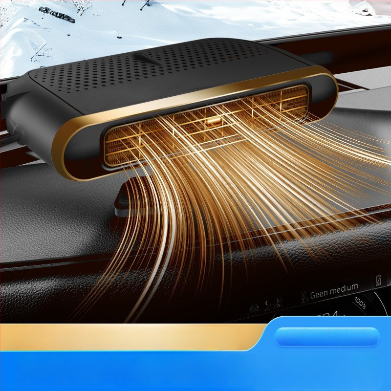 Încălzitor auto 12V/24V, 120W, Model 102, ABS, pentru încălzire, dezghețare și degivrare