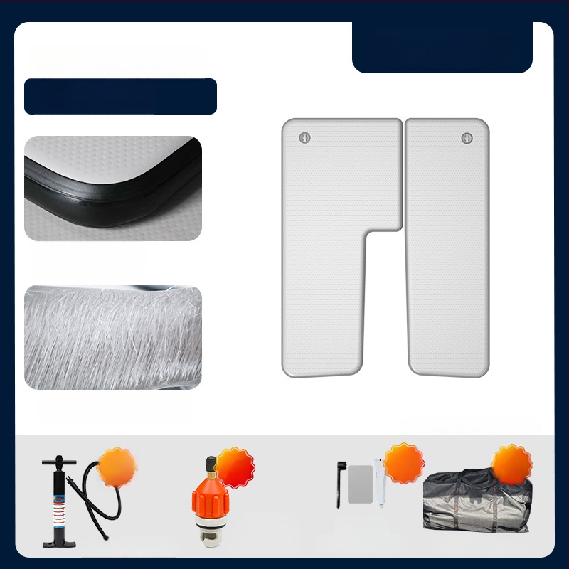 Φουσκωτό κρεβάτι για κάμπινγκ με παχύτερη υφή επιφάνειας, PVC φιλικό προς το περιβάλλον, προσαρμοζόμενος σχεδιασμός, αντέχει έως 500 kg