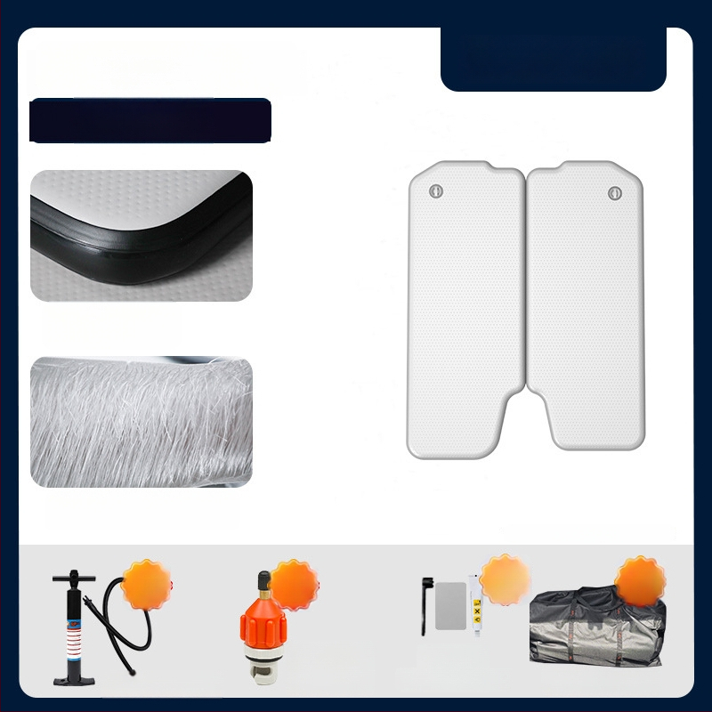 Φουσκωτό κρεβάτι για κάμπινγκ με παχύτερη υφή επιφάνειας, PVC φιλικό προς το περιβάλλον, προσαρμοζόμενος σχεδιασμός, αντέχει έως 500 kg