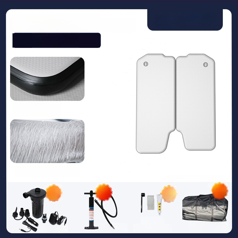 Φουσκωτό κρεβάτι για κάμπινγκ με παχύτερη υφή επιφάνειας, PVC φιλικό προς το περιβάλλον, προσαρμοζόμενος σχεδιασμός, αντέχει έως 500 kg