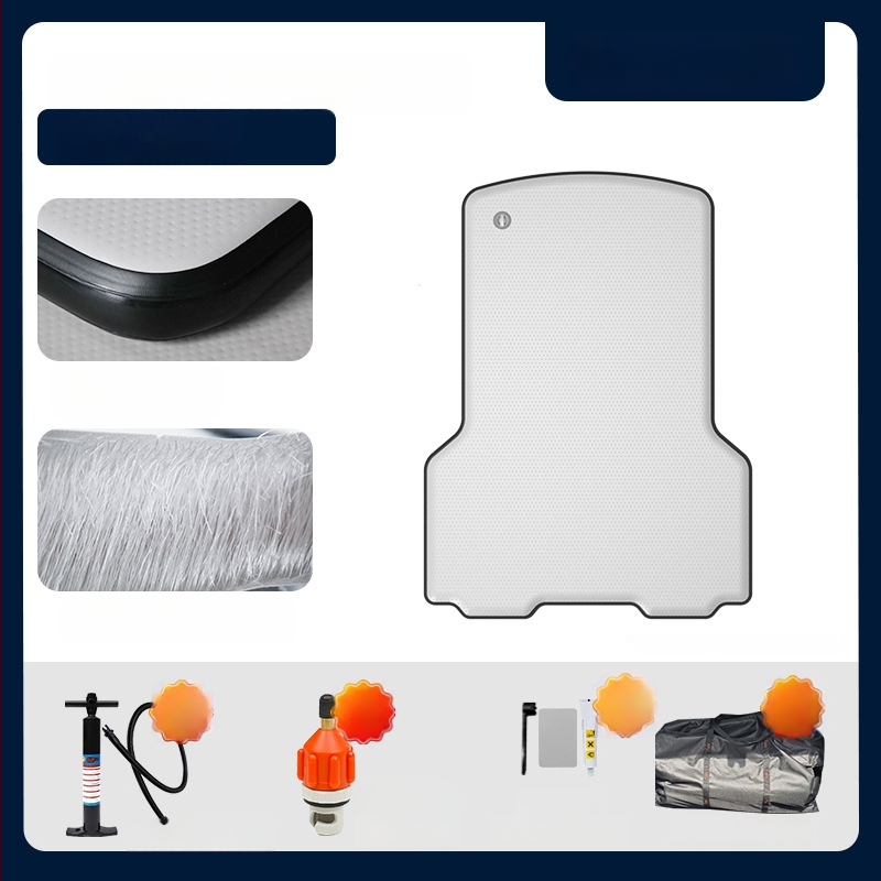 Φουσκωτό κρεβάτι για κάμπινγκ με παχύτερη υφή επιφάνειας, PVC φιλικό προς το περιβάλλον, προσαρμοζόμενος σχεδιασμός, αντέχει έως 500 kg