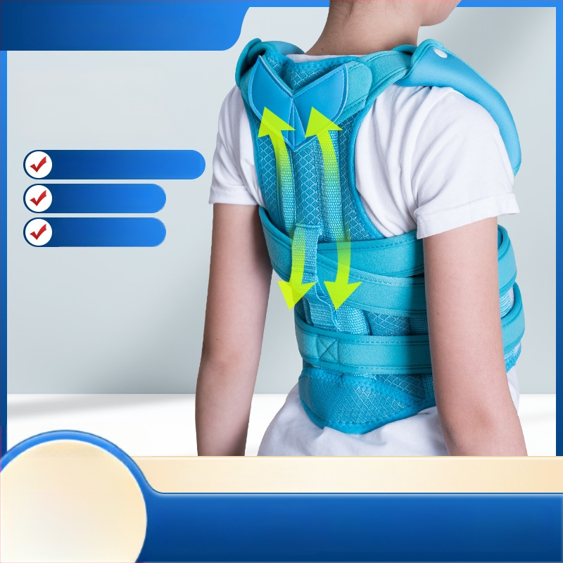 Gyermekek és diákok testtartás-javító öve, modell 018, Junlaikang, 2022-ben piacra kerülve, jogosult magánmárka