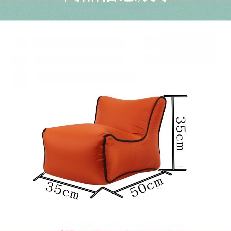 Φορητός φουσκωτός υπαίθριος καναπές αέρα, αναδιπλούμενο κάθισμα ταξιδιού, βάρος 195 g, μέγιστο φορτίο 200 kg, διαστάσεις 35×50×35 cm