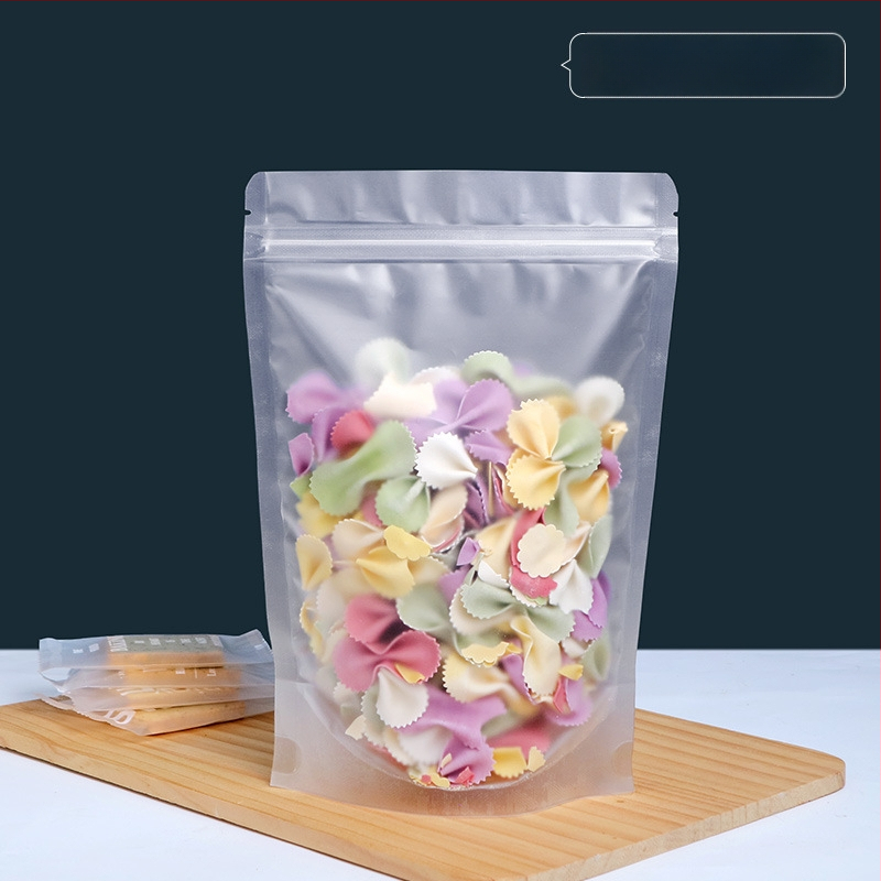 Stand-Up торба Centrino, PET-PE двойслойна опаковка, матово запечатване торба, дължина на запечатване 10–30 см, за подаръци и хранителна опаковка