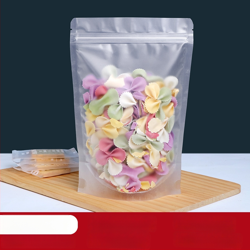 Stand-Up торба Centrino, PET-PE двойслойна опаковка, матово запечатване торба, дължина на запечатване 10–30 см, за подаръци и хранителна опаковка