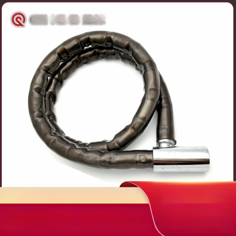 GK201.101 Κλειδαριά άρθρωσης – Ανθεκτική κλειδαριά κατά της κλοπής για πόρτες και μοτοσικλέτες, αλυσσοκλειδαριά; Υλικά: κράμα ψευδάργυρου, σίδηρος, PVC, PP; Μάρκα: Ginqo Gold Ball Lock Industry; Βάρος: 820 g