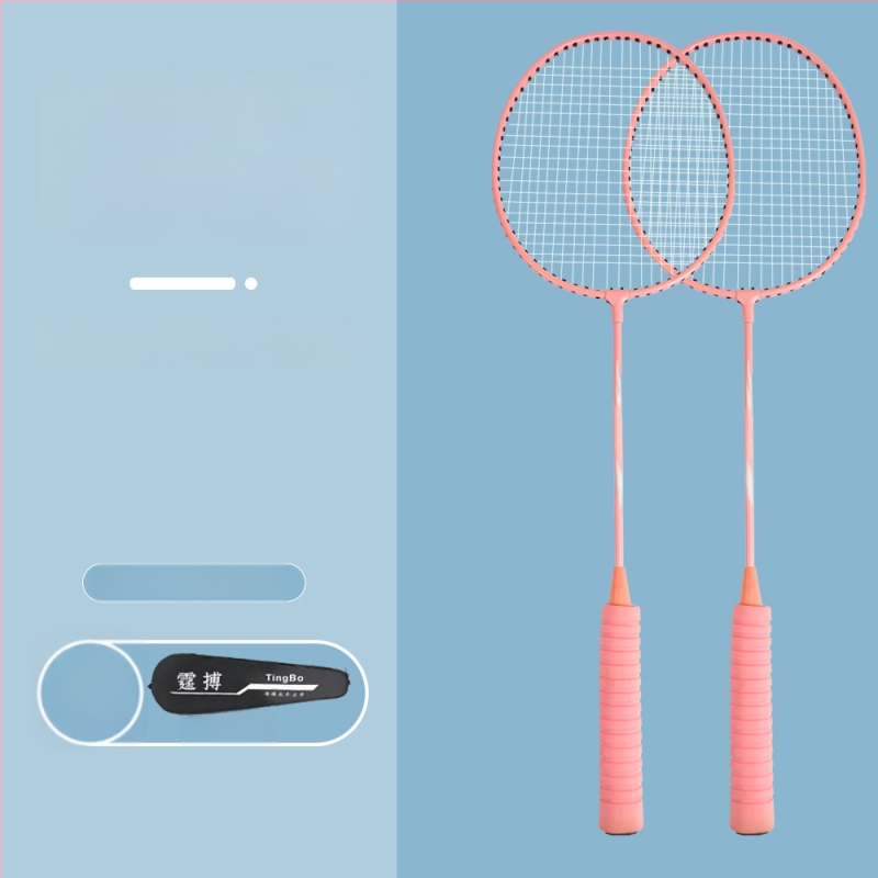 Μπάντμιντον ρακέτα – βάρος 95–100 g, πλαίσιο από κράμα σιδήρου, μέτρια σκληρότητα, σετ 6 τεμαχίων