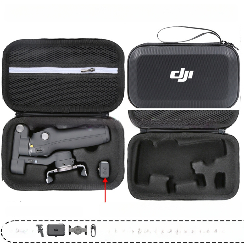 Твърд калъф за OM8 гимбал — PU материал, съвместим с OM8, Zero type марка, упълномощен частен бранд, фактура включена