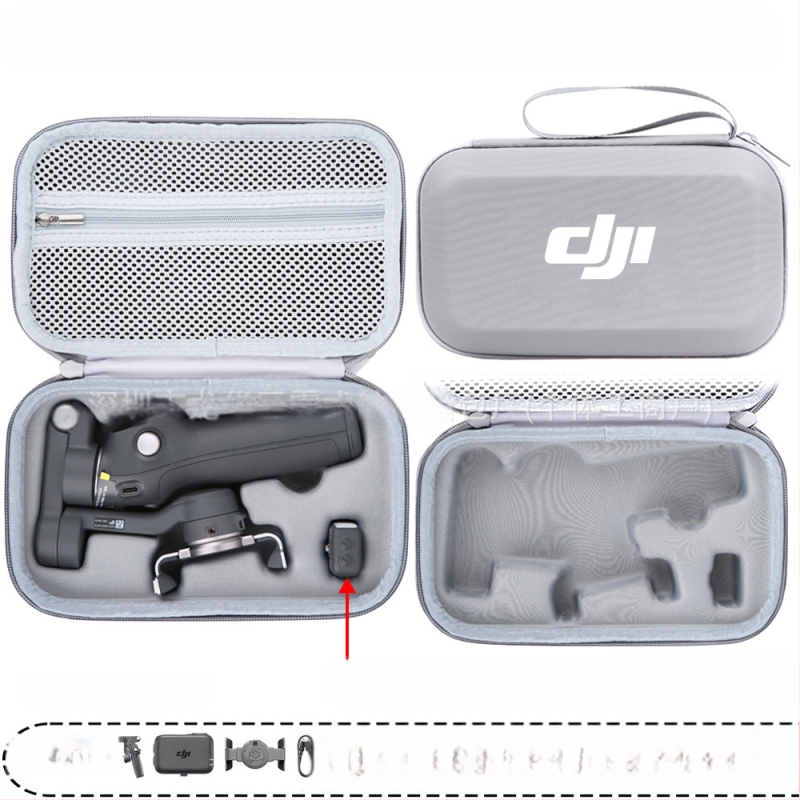 Твърд калъф за OM8 гимбал — PU материал, съвместим с OM8, Zero type марка, упълномощен частен бранд, фактура включена