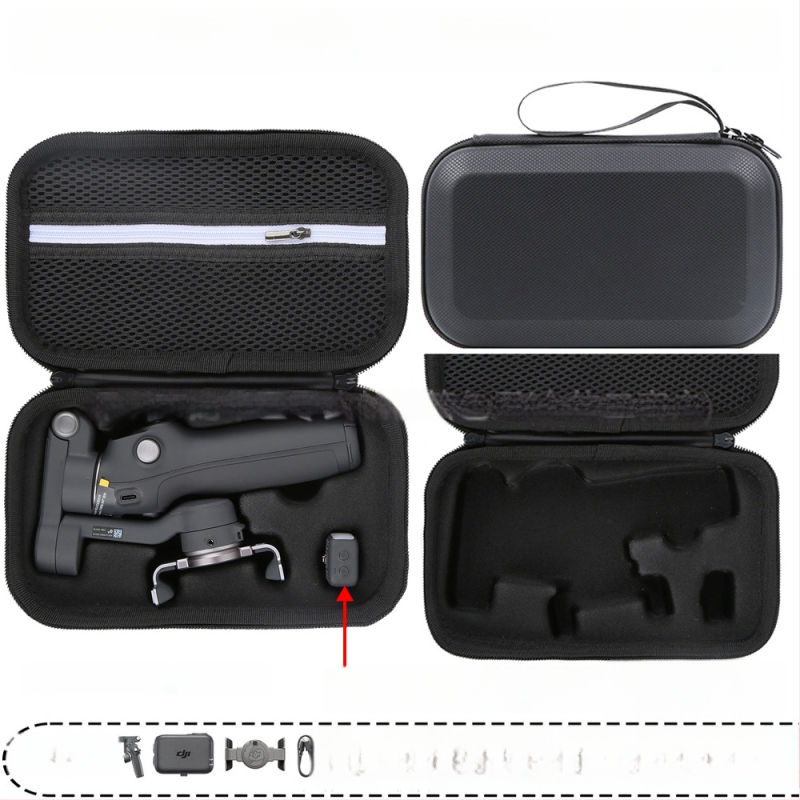 Твърд калъф за OM8 гимбал — PU материал, съвместим с OM8, Zero type марка, упълномощен частен бранд, фактура включена