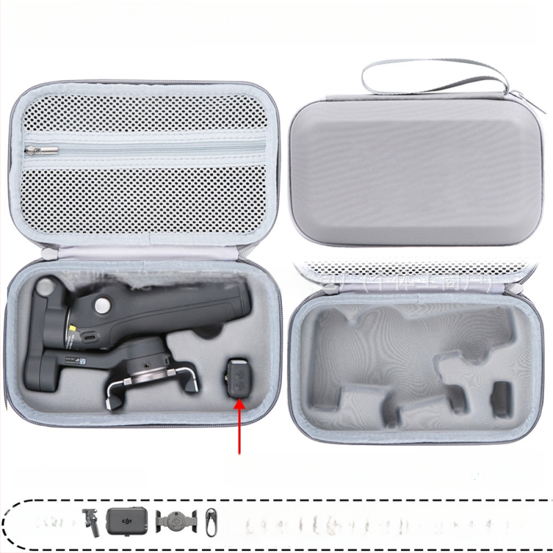 Твърд калъф за OM8 гимбал — PU материал, съвместим с OM8, Zero type марка, упълномощен частен бранд, фактура включена