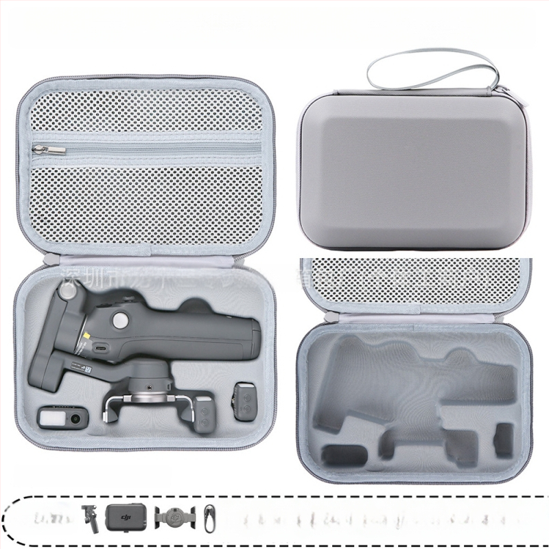 Твърд калъф за OM8 гимбал — PU материал, съвместим с OM8, Zero type марка, упълномощен частен бранд, фактура включена