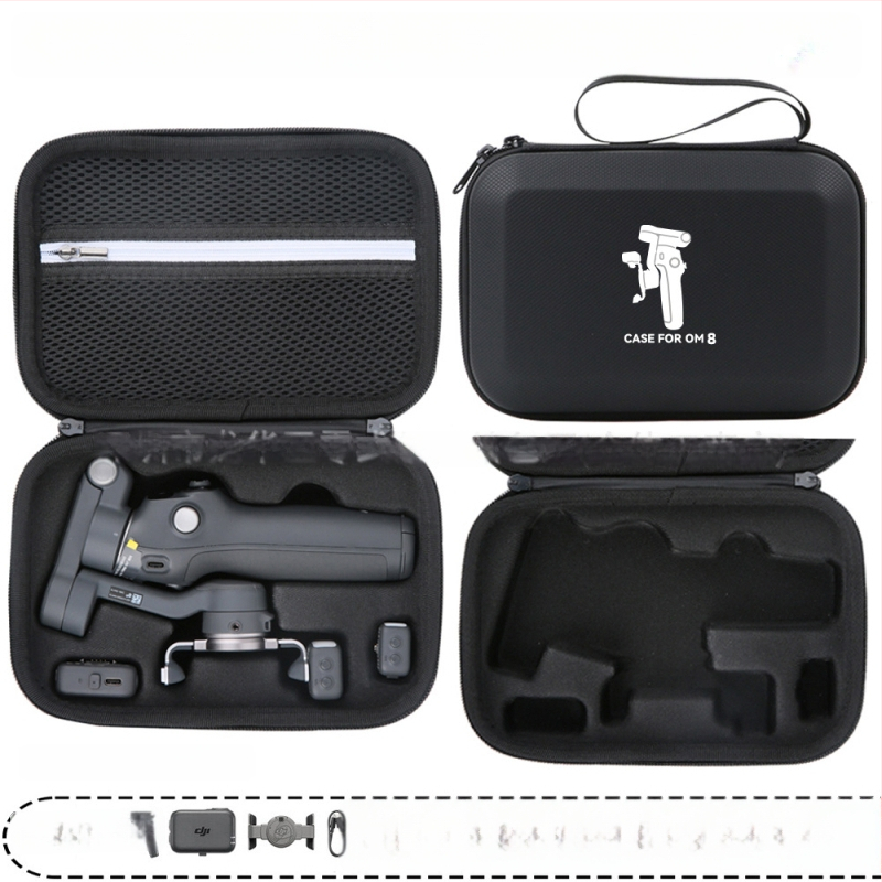 Твърд калъф за OM8 гимбал — PU материал, съвместим с OM8, Zero type марка, упълномощен частен бранд, фактура включена