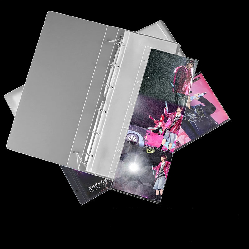 Χειροποίητο φωτογραφικό άλμπουμ για πανό, PP εξώφυλλο, δέσιμο loose-leaf, 10 σελίδες, εκτύπωση λογότυπου και προσαρμογή.