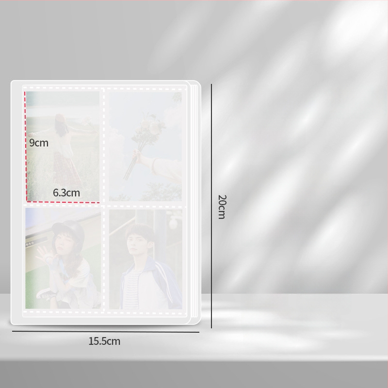 Άλμπουμ καρτών τετραπλής διάταξης – φωτοαλμπουμ με αφαιρούμενες σελίδες, εξώφυλλο PP, 20 εσωτερικές σελίδες, δυνατότητα παραμετροποίησης